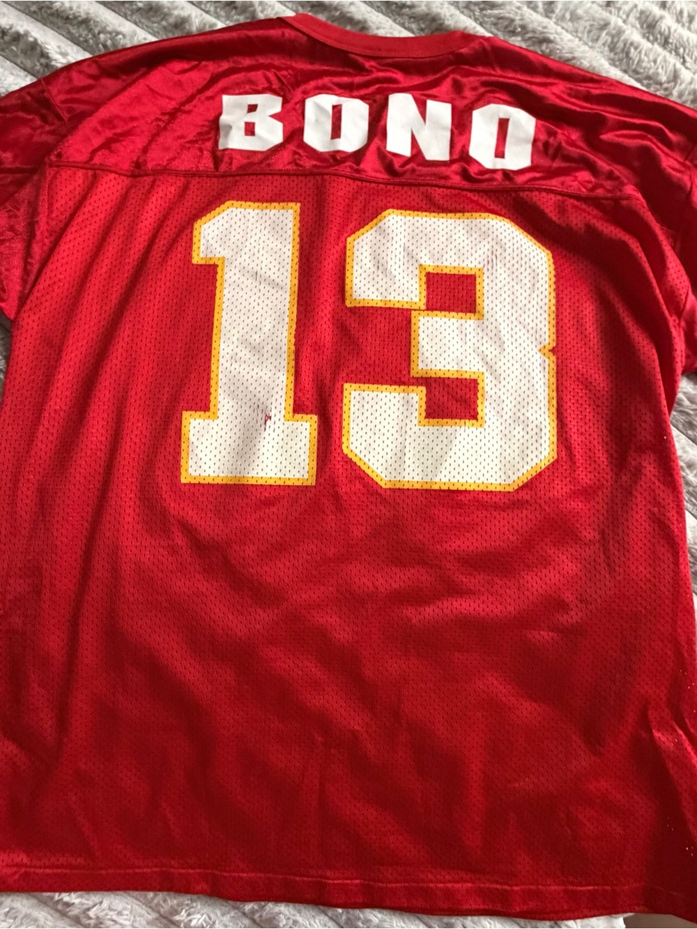 Vintage Kansas City Chiefs Bono Jersey